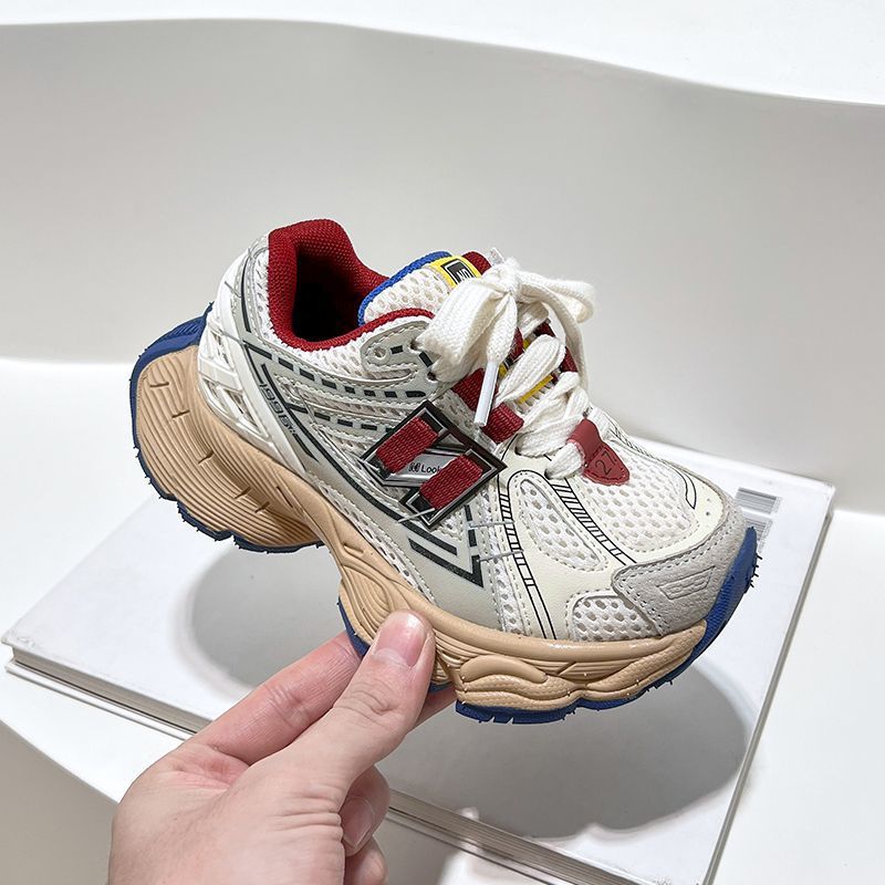 Free delivery luxury Kid's Shoes Sports shoes children's new style dad breathable and comfortable running shoes - view 6