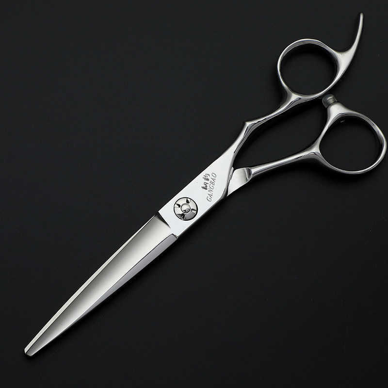 New model Steel Leopard Hair Salon Haircut Scissors Stylist Precision Cut Tooth Scissors Set Seamless Cut Hair Scissors X260606
