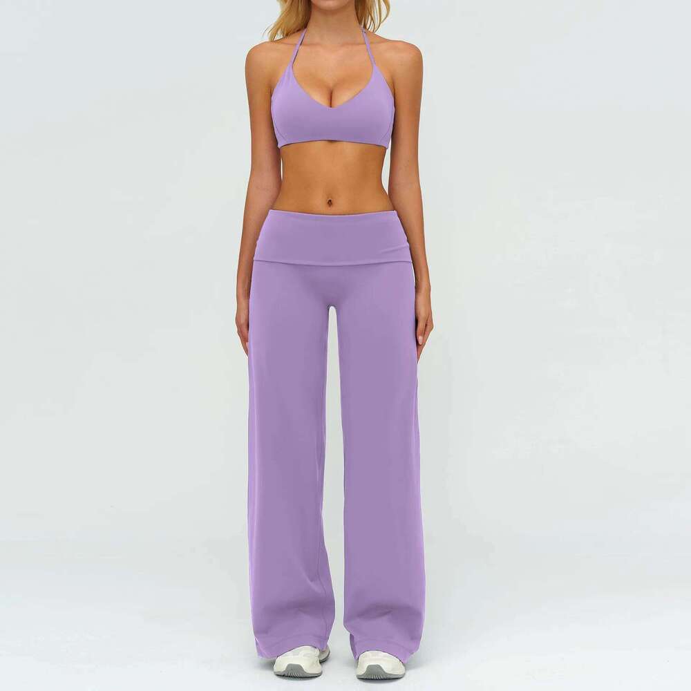 2 Piece Suit Sports Outfits Quick-Dry Athletic Wear Gym Set Women Fitness Tracksuit Running Workout Bra Yoga Clothing 26L0606 - view 6