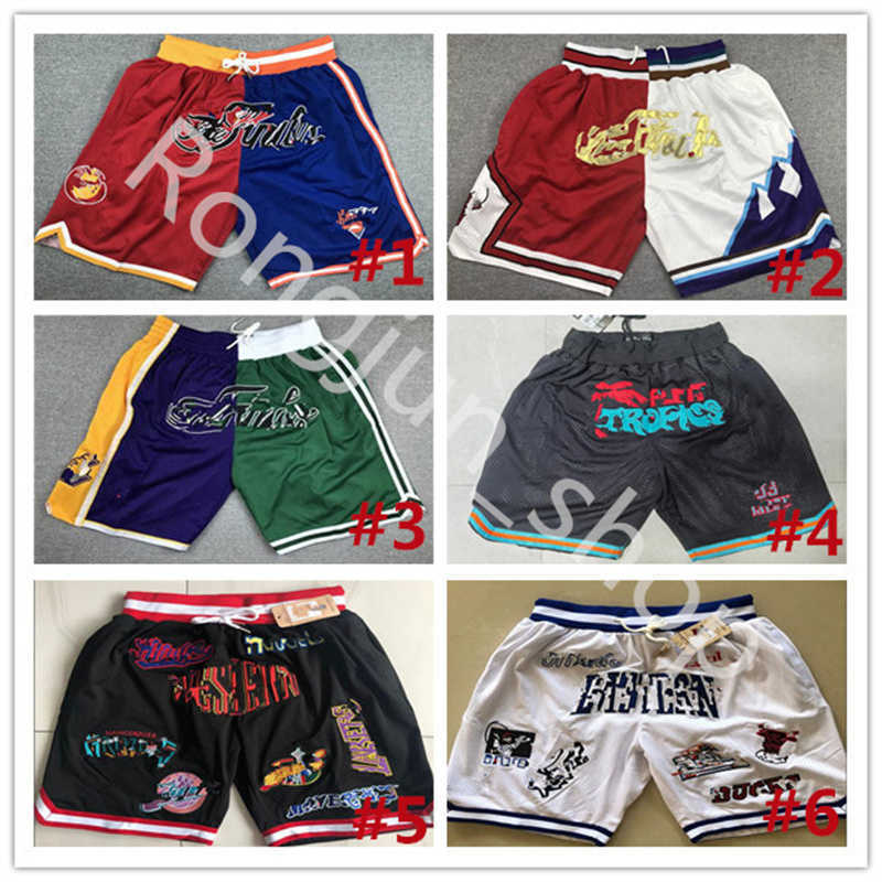 Charles Barkley Basketball Shorts Just Don Wear Sport Pant Pocket Zipper Isiah John Wall Steve Nash Collin Sexton Bradley Beal Grant Hill