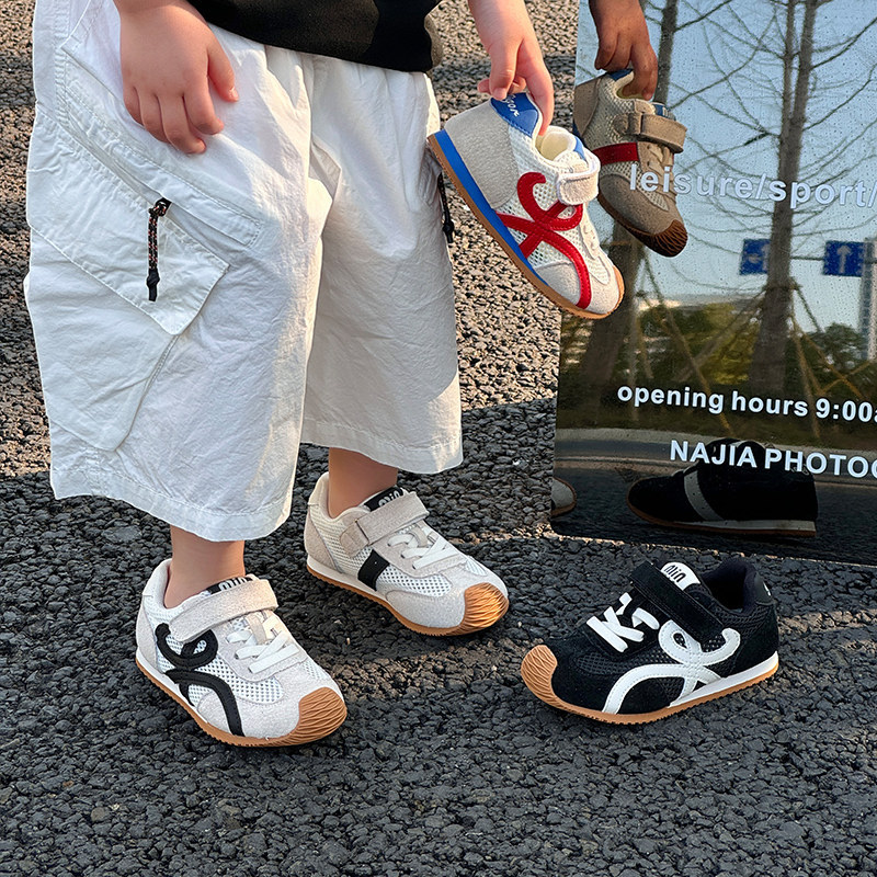 Free shipping luxury Kid's Shoes Lightweight, breathable comfortable soft soled children's shoes for boys and girls