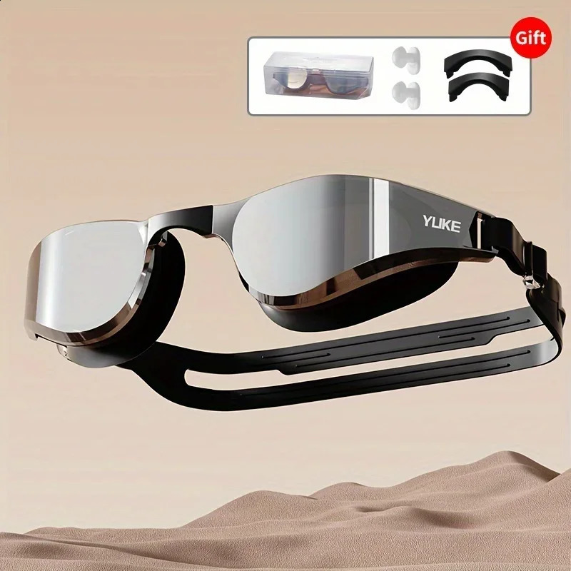 Swimming Goggles Anti Fog HD Waterproof Soft Silicone With Adjustable Strap Unisex Gear For Swim Training All Kinds Water Sport 260831 - view 1