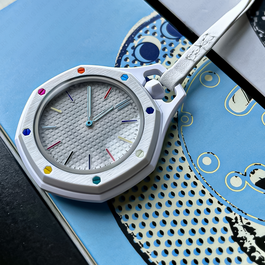Pocket Watch Quartz Elegant Style Unisex Watch with Strap and Gift Box for Men Women Collectors Daily Wear Premium Look and Timeless Appeal Gift For All
