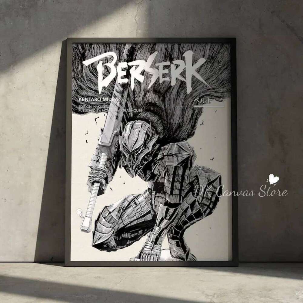 Anime Berserk Prints Figure Guts Griffith Canvas Painting DIY Wall Art Home Decor Japanese Poster Fans Gifts-unframed 26Y0606 - view 6