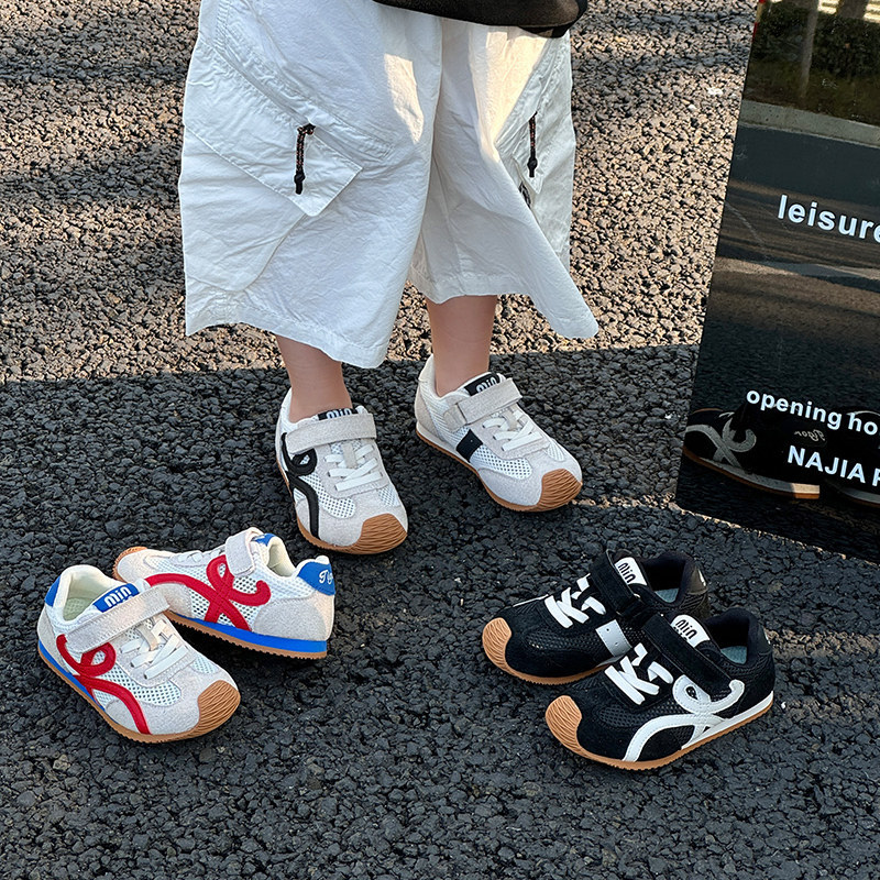 Free shipping luxury Kid's Shoes Lightweight, breathable comfortable soft soled children's shoes for boys and girls