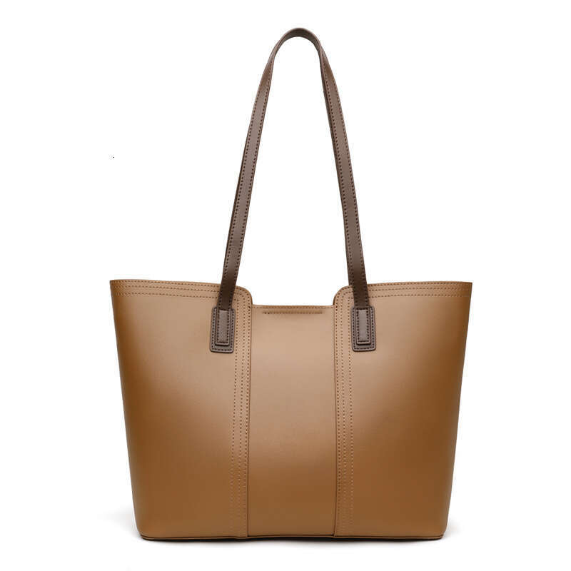 Women Genuine Leather Large Capacity Tote Commuter Bag High End Niche Shoulder And Underarm Handbag SENYY
