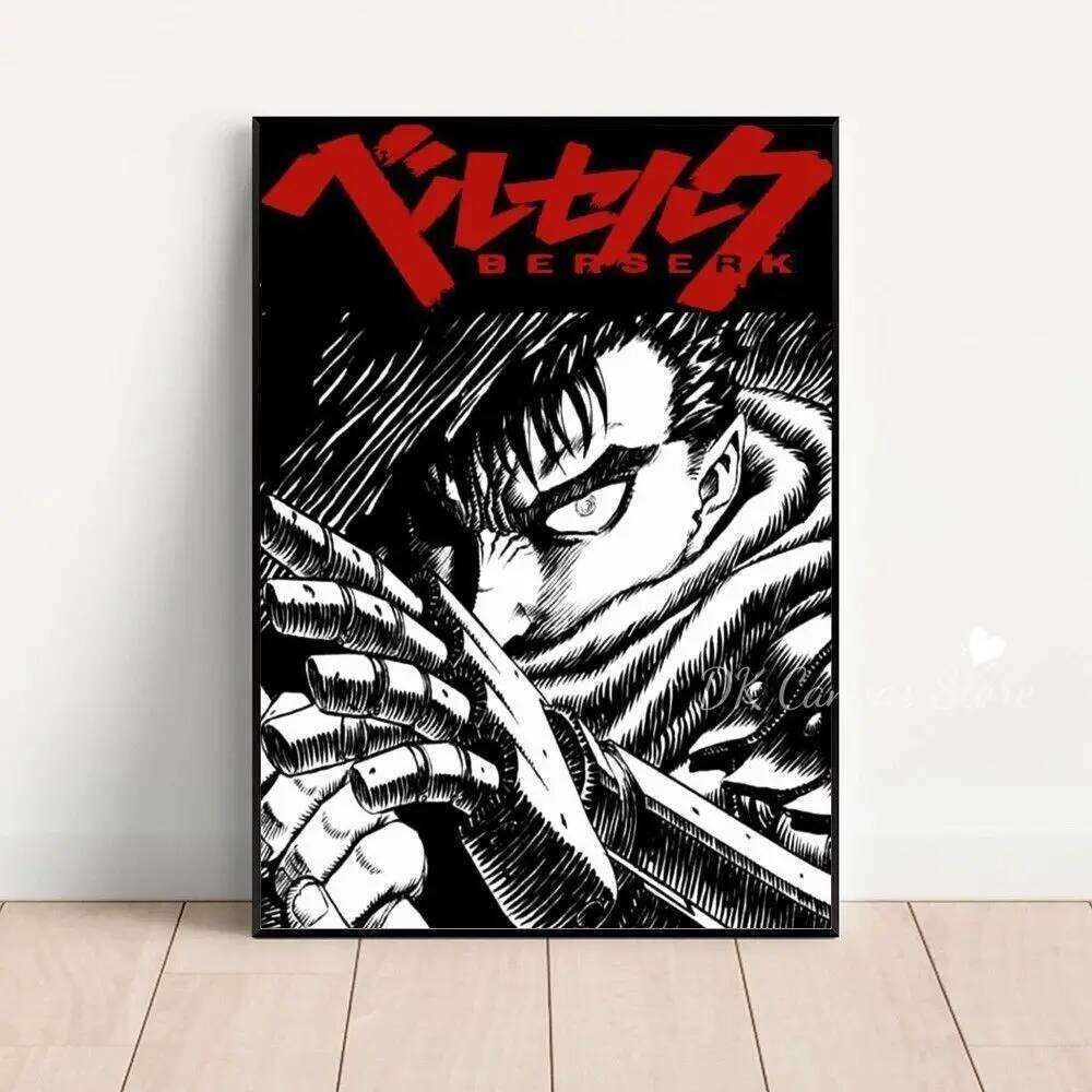 Anime Berserk Prints Figure Guts Griffith Canvas Painting DIY Wall Art Home Decor Japanese Poster Fans Gifts-unframed 26Y0606 - view 3