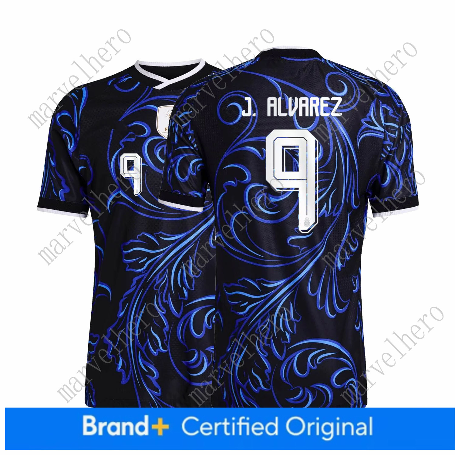 Argentina Away Jersey NO.22 Lautaro Martinez World Cup 2026 Soccer T shirt Argentina National Team Sports T-shirt Jerseys Flag Football Stars Man Woma