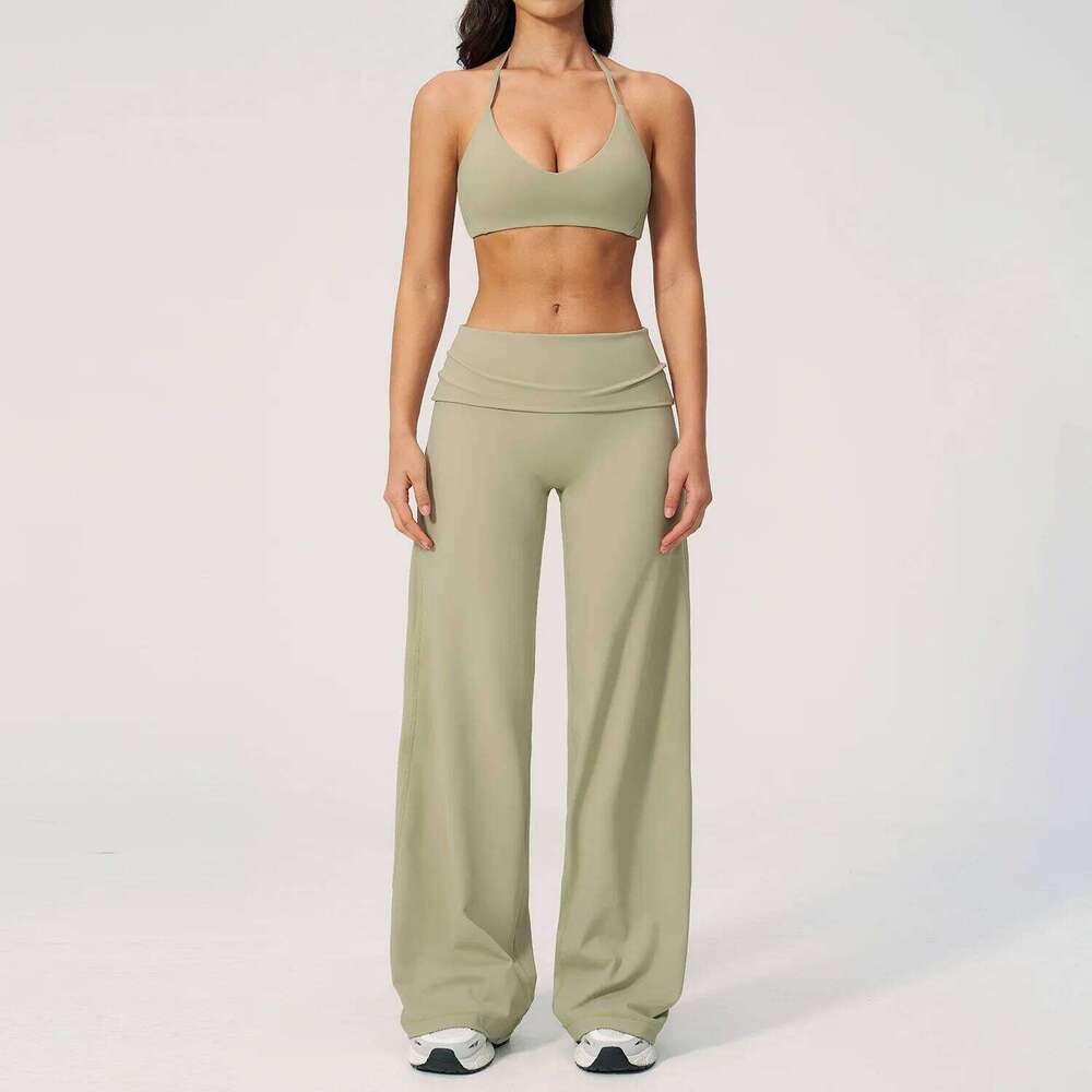 2 Piece Suit Sports Outfits Quick-Dry Athletic Wear Gym Set Women Fitness Tracksuit Running Workout Bra Yoga Clothing 26L0606 - view 5