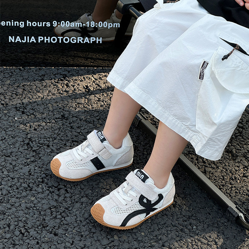 Free shipping luxury Kid's Shoes Lightweight, breathable comfortable soft soled children's shoes for boys and girls