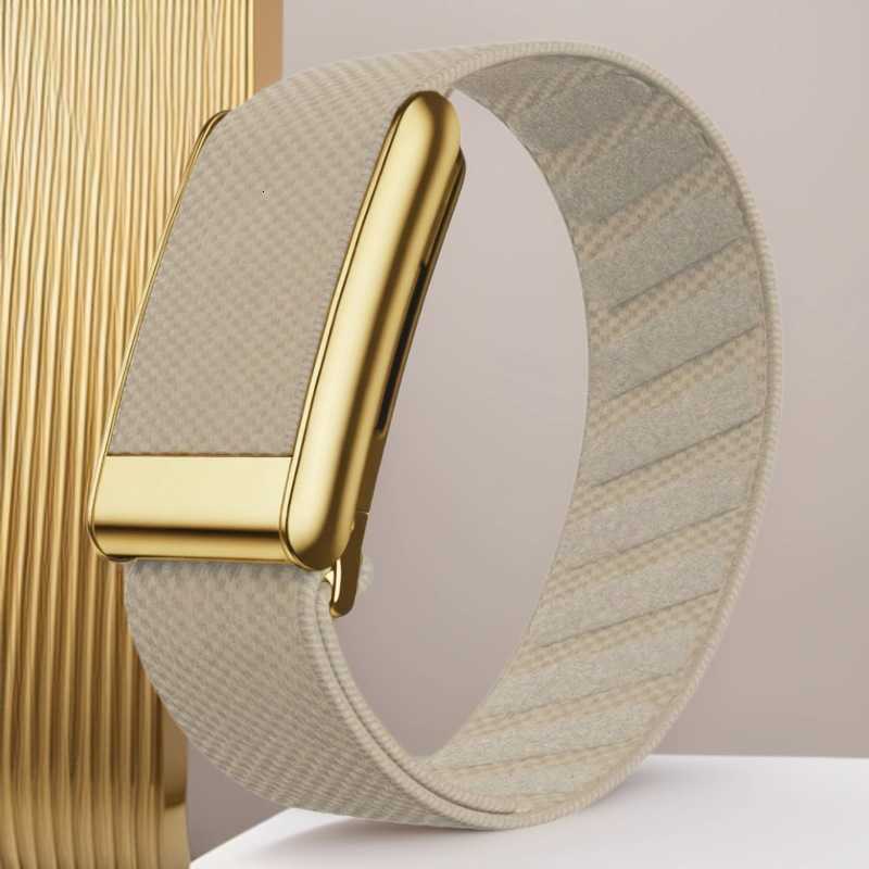 Whoop 5.0 Knitted Nylon Golden Accessories Replacement Strap Compatible with Whoop 5.0/ONE/PEAK/MG J260514