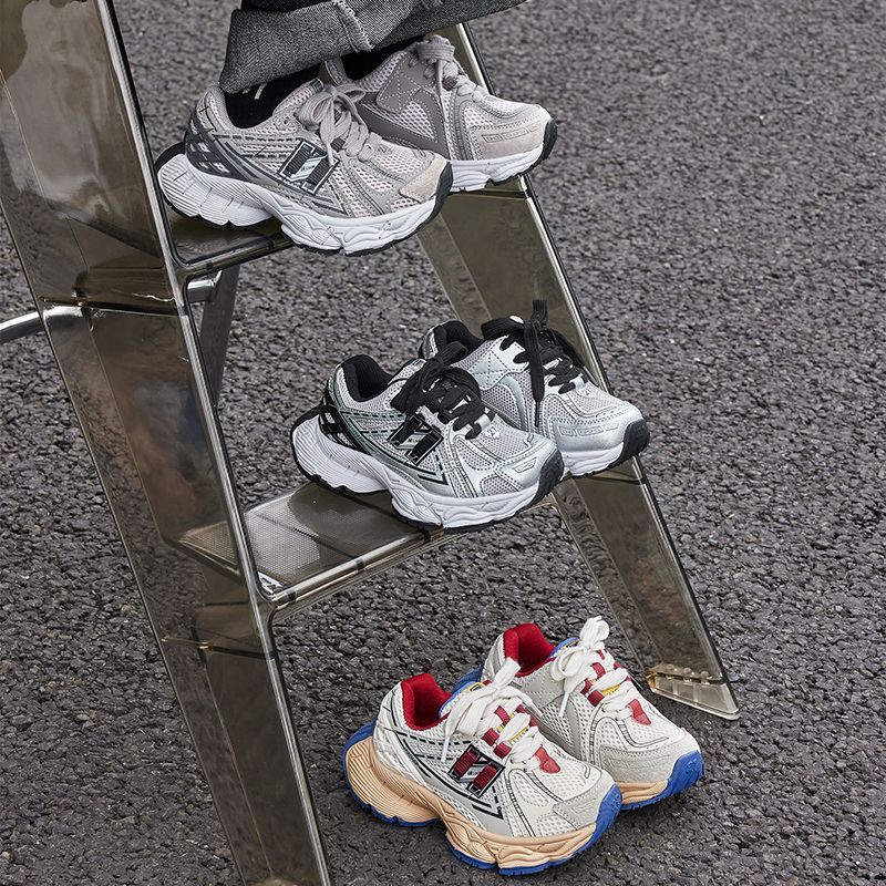 Free delivery luxury Kid's Shoes Sports shoes children's new style dad breathable and comfortable running shoes - view 5