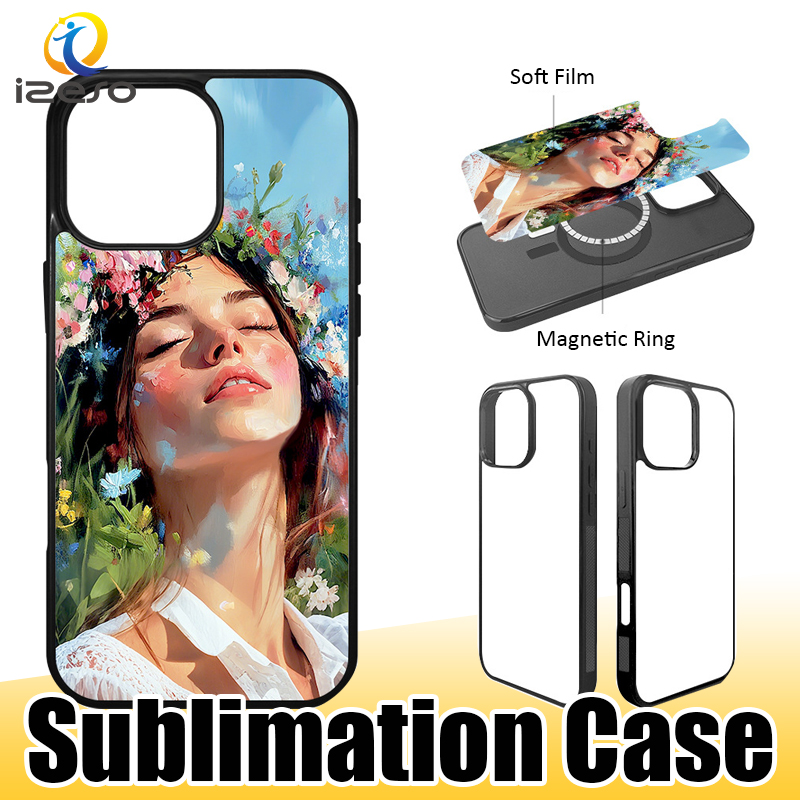 Blank MagSafe Sublimation Cases TPU PC DIY Heat Transfer Phone Case for iPhone 17 16 15 14 13 12 Pro Max 11 XR XS 8 with Plastic Inserts izeso Blank MagSafe Sublimation Cases TPU PC DIY Heat Transfer Phone Case for iPhone 17 16 15 14 13 12 Pro Max 11 XR XS 8 with Plastic Inserts izeso