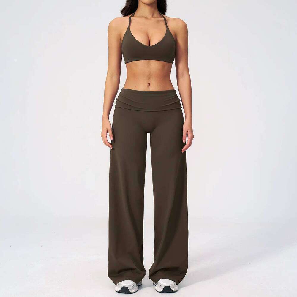 2 Piece Suit Sports Outfits Quick-Dry Athletic Wear Gym Set Women Fitness Tracksuit Running Workout Bra Yoga Clothing 26L0606 - view 3