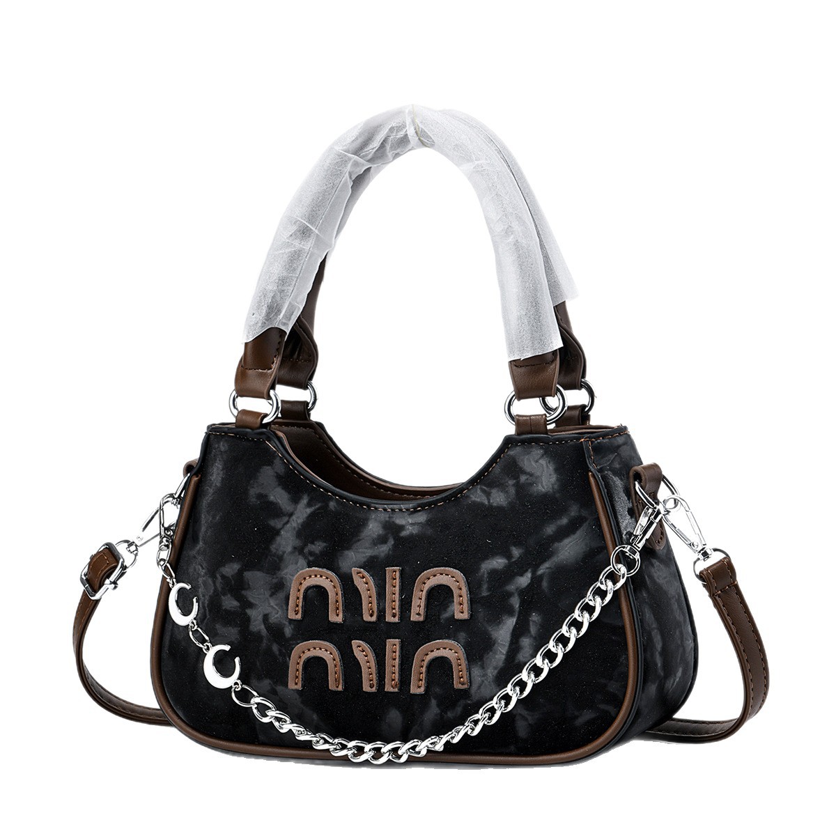 Free shipping Designer bag Plaid tote bag women bag shoulder bag crossbody bag versatile large capacity handbag Well-crafted black