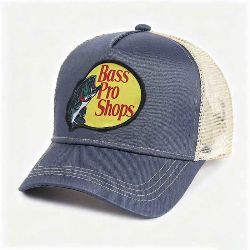 Printed Baseball Cap with Mesh, Fishnet Pattern, Duckbill Hat for Men and Women, Summer Mesh Hat, Sun Protection Hat C260515