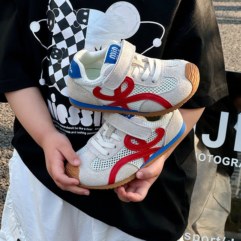 Free shipping luxury Kid's Shoes Lightweight, breathable comfortable soft soled children's shoes for boys and girls