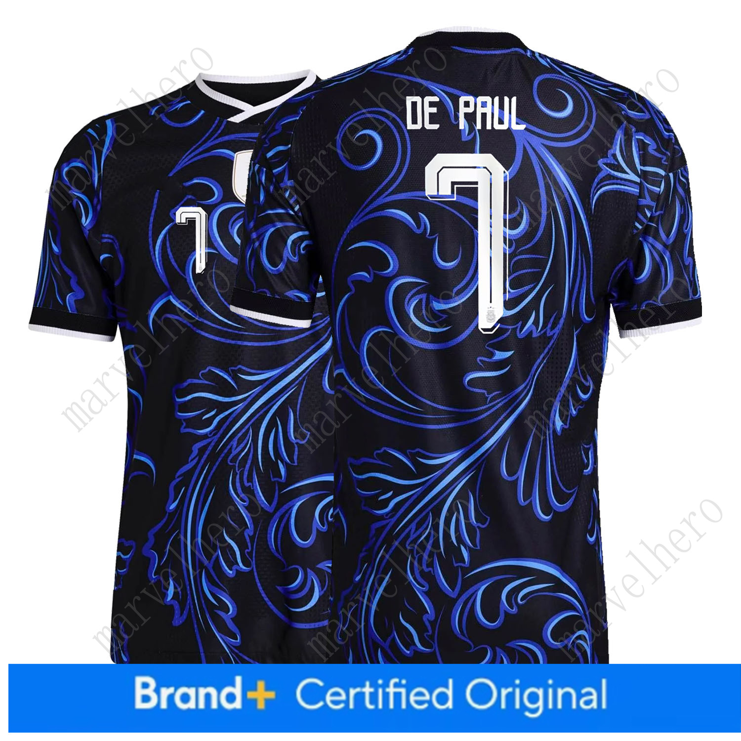 Argentina Away Jersey NO.22 Lautaro Martinez World Cup 2026 Soccer T shirt Argentina National Team Sports T-shirt Jerseys Flag Football Stars Man Woma