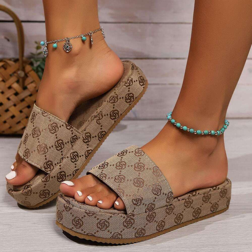 Free Shipping new slides designer Slippers for womans sandals flat fashion summer Platform wer embroidery slipper outdoor Indoor shoes women dh2936048
