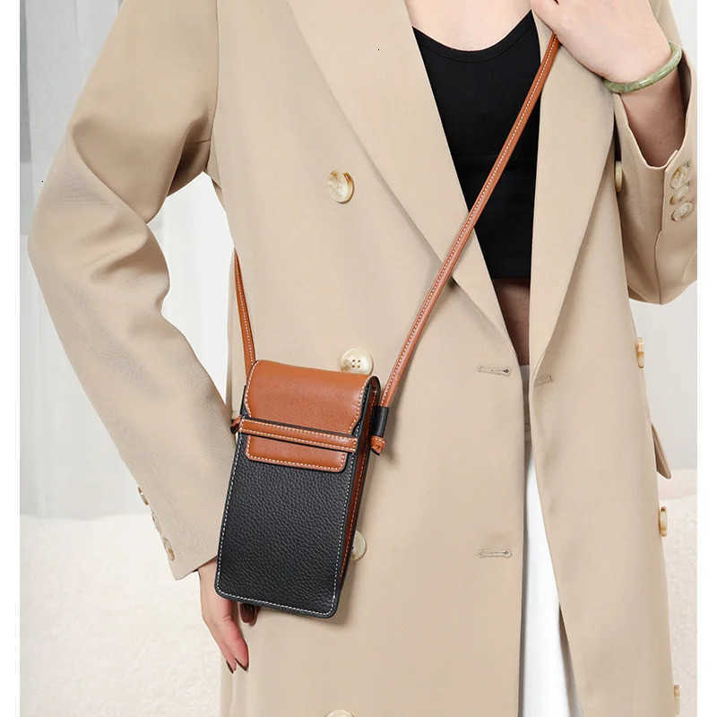 Designer Brand Famous New Bag Genuine Leather Fi Small Crossbody Bags Wen Mini Leather Shoder Messenger Bag for Girl Phe Purse J260606 - view 3