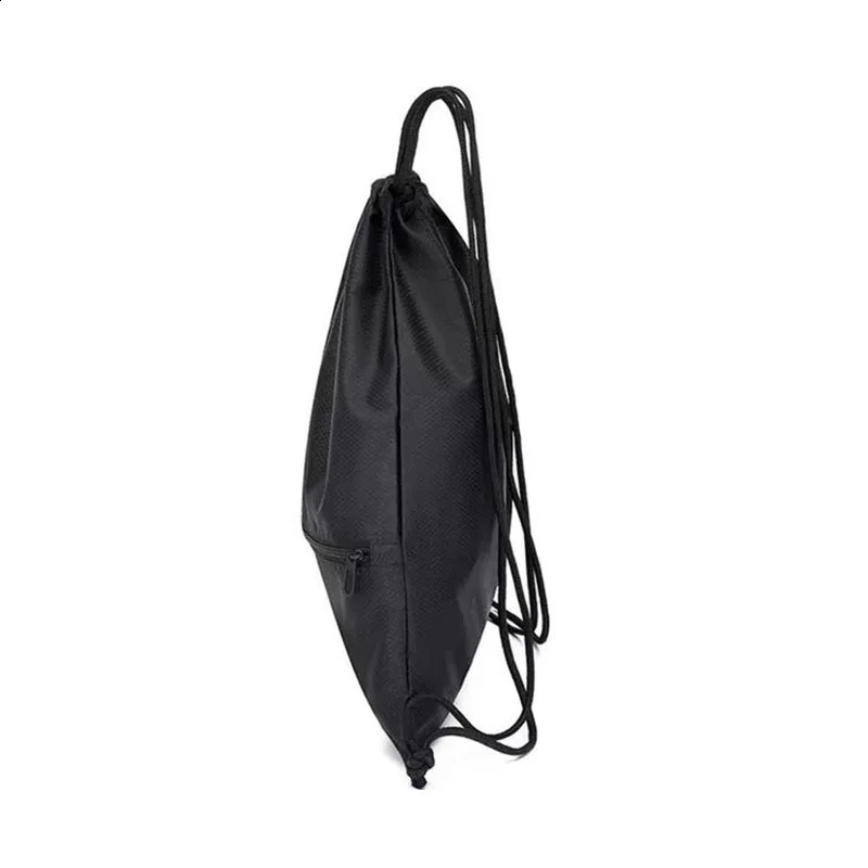Lightweight Drawstring Backpack for Men and Women Sports Fitness Outdoor Leisure Zipper Bag y260615 - view 6