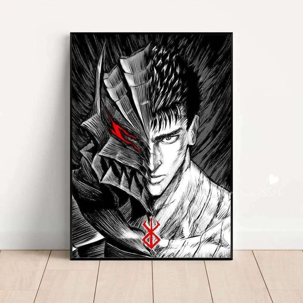 Anime Berserk Prints Figure Guts Griffith Canvas Painting DIY Wall Art Home Decor Japanese Poster Fans Gifts-unframed 26Y0606 - view 4