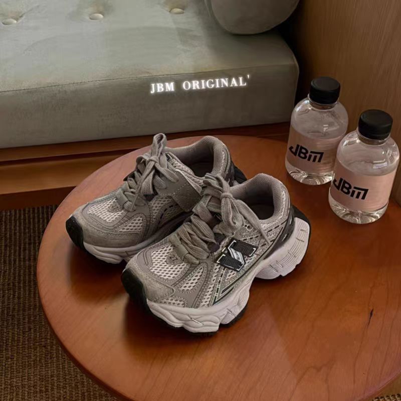 Free delivery luxury Kid's Shoes Sports shoes children's new style dad breathable and comfortable running shoes - view 9