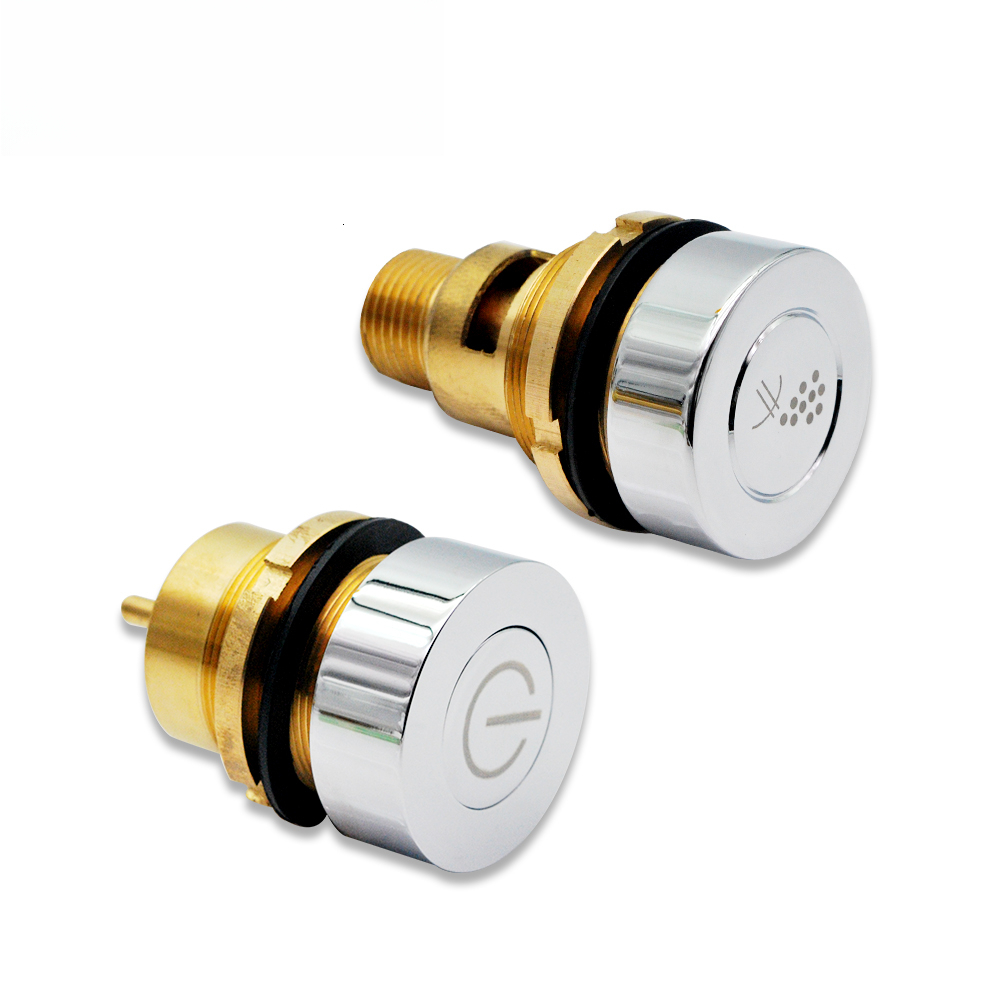 Massage Bathtub Component Brass Air Switch Water Power Control For Bathroom Bath Tub Spa Accessories