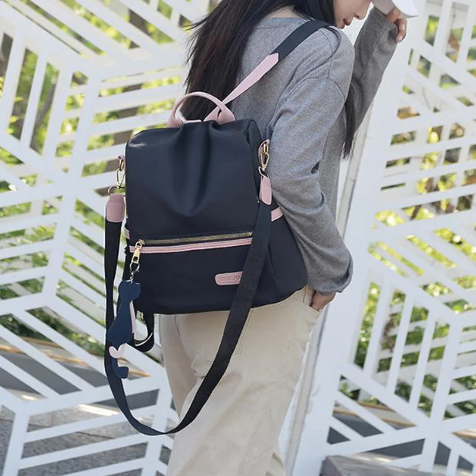 Backpack womens backpack travel antitheft oxford cloth light and fashionable versatile y260615 - view 6
