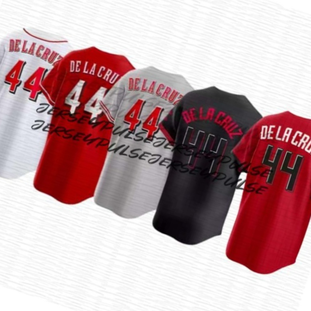 De La Cruz 2026 City Connect Baseball Jersey CincinnatiS Hunter Greene Spencer Steer Eugenio Suarez KeBryan Hayes Matt McLain Sal Stewart Noelvi Marte