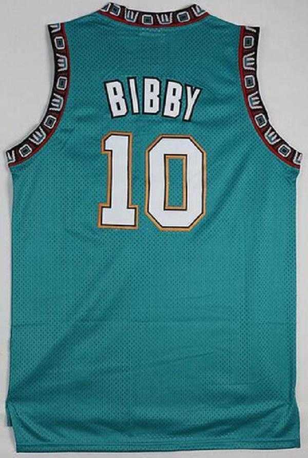 Retro Top Quality 2 Johnson Jersey 33 Mourning 50 Reeves 1 Bogues Jerseys 10 Bibby 3 Abdur Rahim 44 Pistol Men Basketball Shorts Shirts