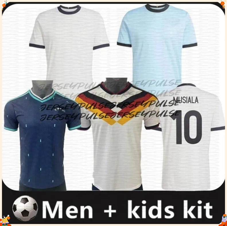 Germany soccer jerseys 125 Year Anniversary WIRTZ PAVLOVIC WOLTEMADE KIMMICH Fans Player version World Cup shirts long sleeves Men Kids Kit Set