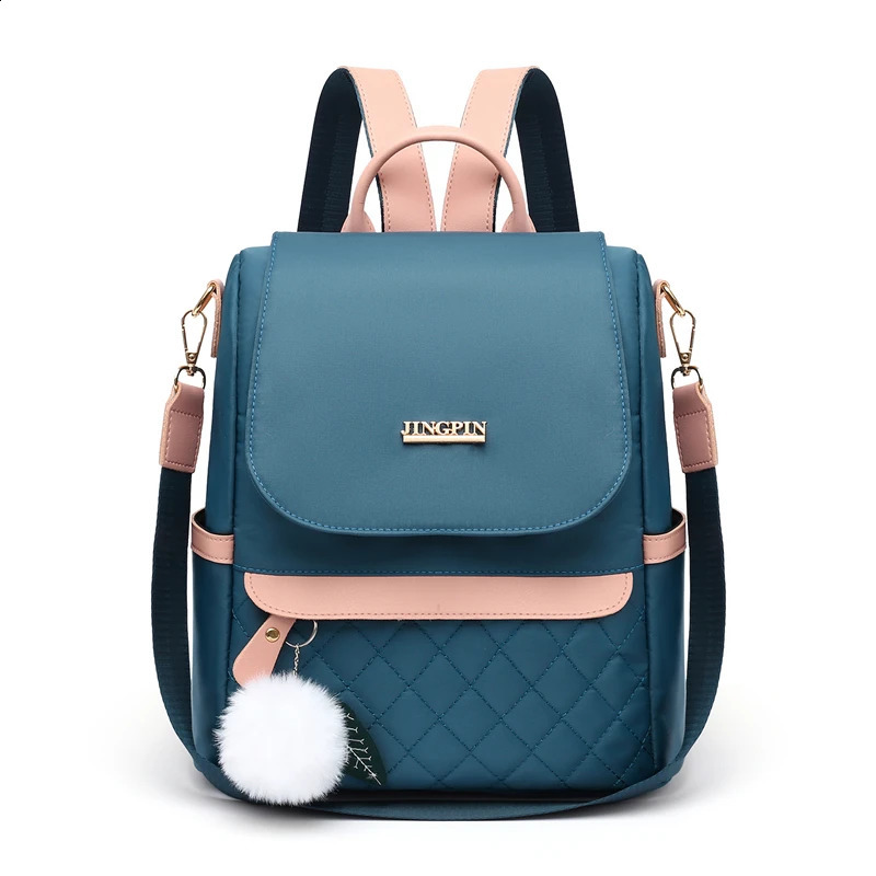 Fashionable womens backpack adjustable shoulder straps multiple back styles zipper clre polyester lining suitable for v y260615 - view 3