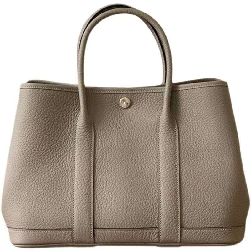 New Tote Cowhide Handbag Large Capacity Fashionable Women's Trendy Garden Bag Genuine Leather Shoulder Bag Fashion Underarm Bag Handbag