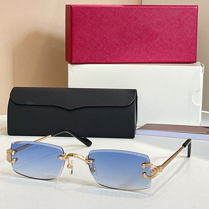 CT0550S Serie Di Dettagli In Metallo Senza Montatura, Montatura Unisex Di Lusso…