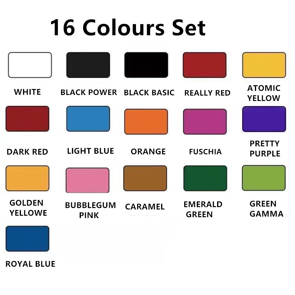 30ml / bottle of 16-color paint set tattoo airbrush Fusion ink for body painting tattoo color paint tattoo supply