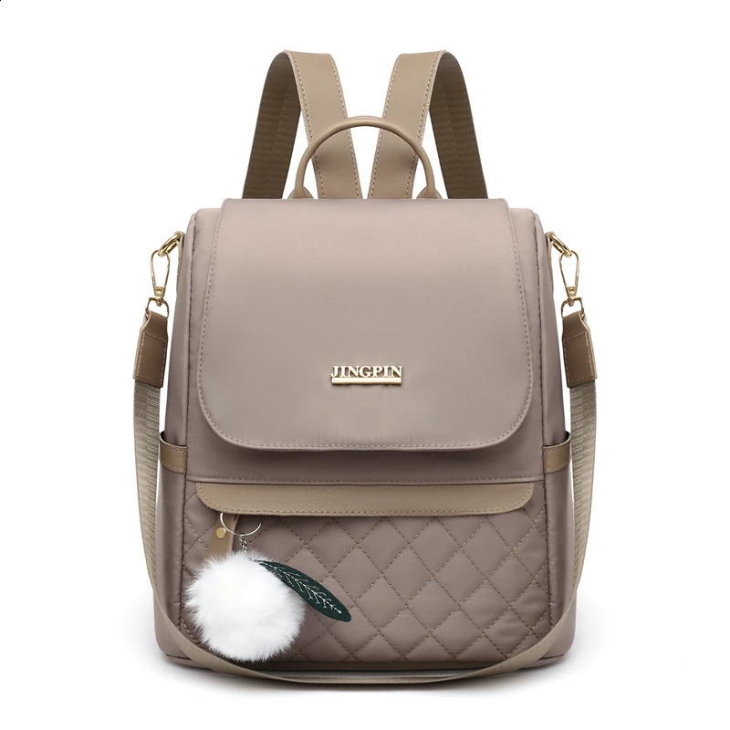 Fashionable womens backpack adjustable shoulder straps multiple back styles zipper clre polyester lining suitable for v y260615 - view 4