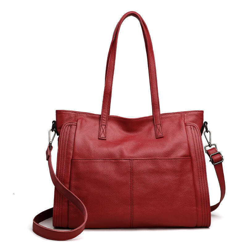 Women Genuine Leather Large Capacity Tote Fashion Casual Shoulder Crossbody Handbag For Daily SENYY