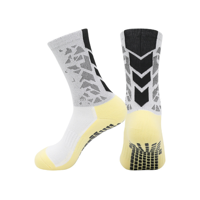 Adult Mid-Calf Colorful Football Socks Men's Competition Training Thickened Towel Bottom Dotted Anti-Shock Non-Slip Sports Socks - view 3