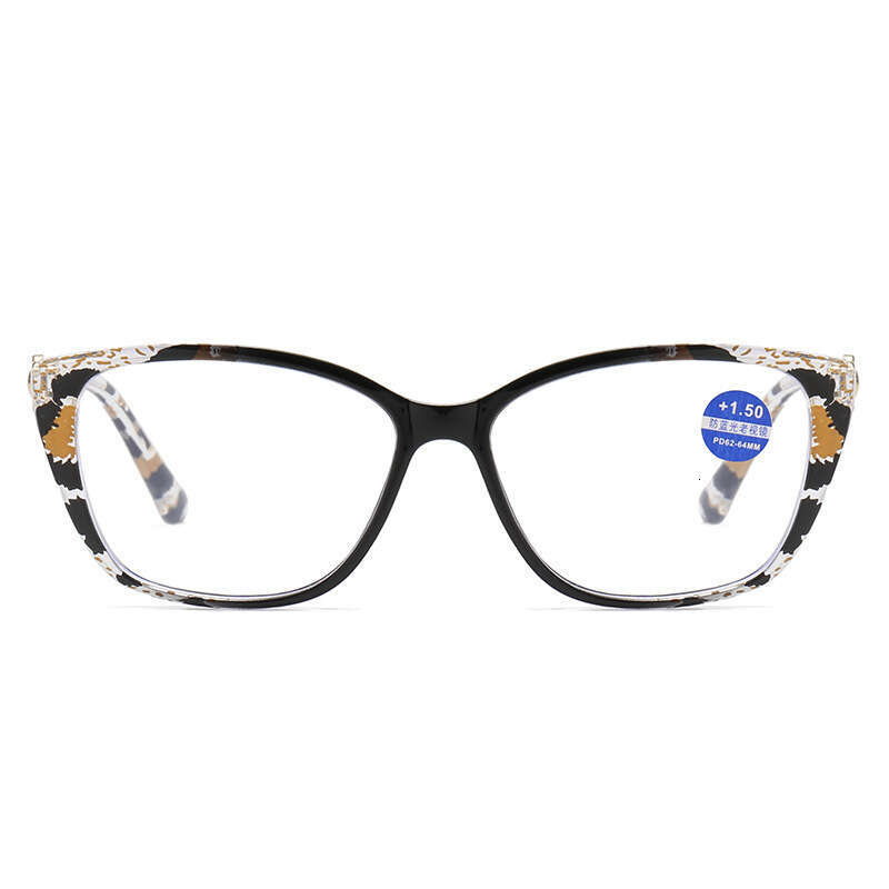 2026 Premium Designer Sunglasses New Leopard Print Square Frame Anti-Blue Light HD Metal Accessories Reading Glasses For Women Wholesale - view 4