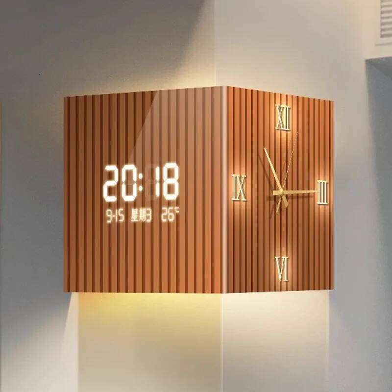 Modern Wall Decorative Led Digital Clock Large Temperature Office Interior Calendar Clocks Aesthetic Room Decor 26Y0608 - view 3