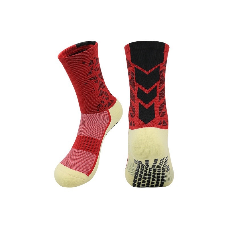 Adult Mid-Calf Colorful Football Socks Men's Competition Training Thickened Towel Bottom Dotted Anti-Shock Non-Slip Sports Socks - view 9