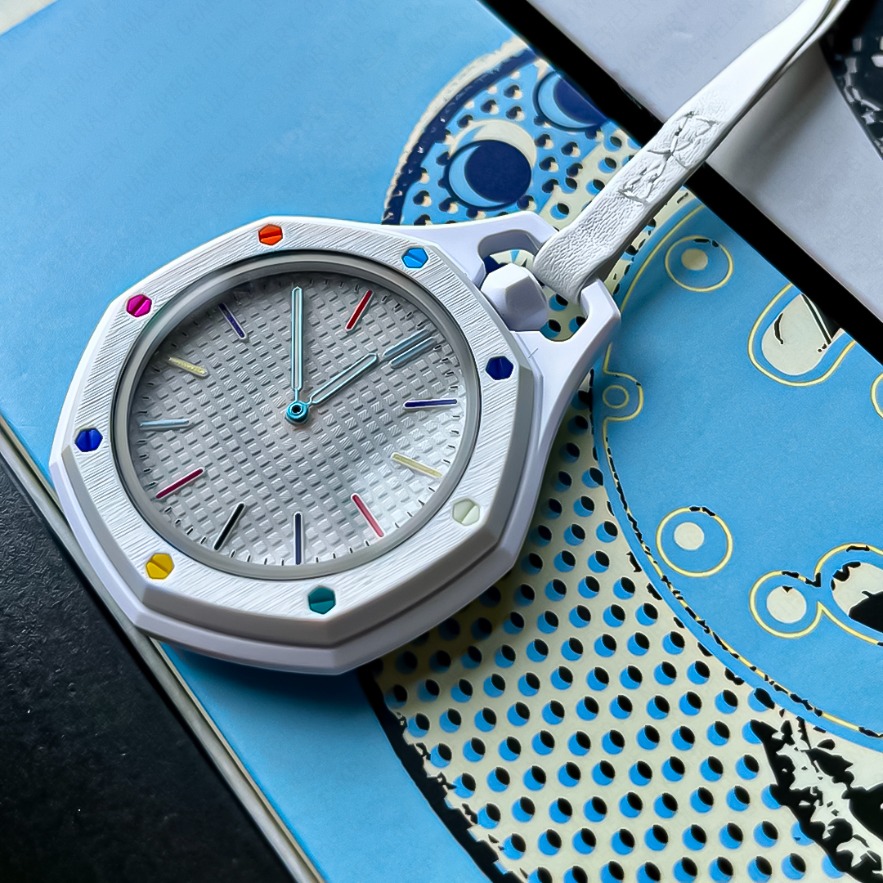 Designer Pocket Watch Quartz Elegant Style Unisex Watch with Strap and Gift Box for Men Women Collectors Daily Wear Premium Look and Timeless Appeal Gift For All