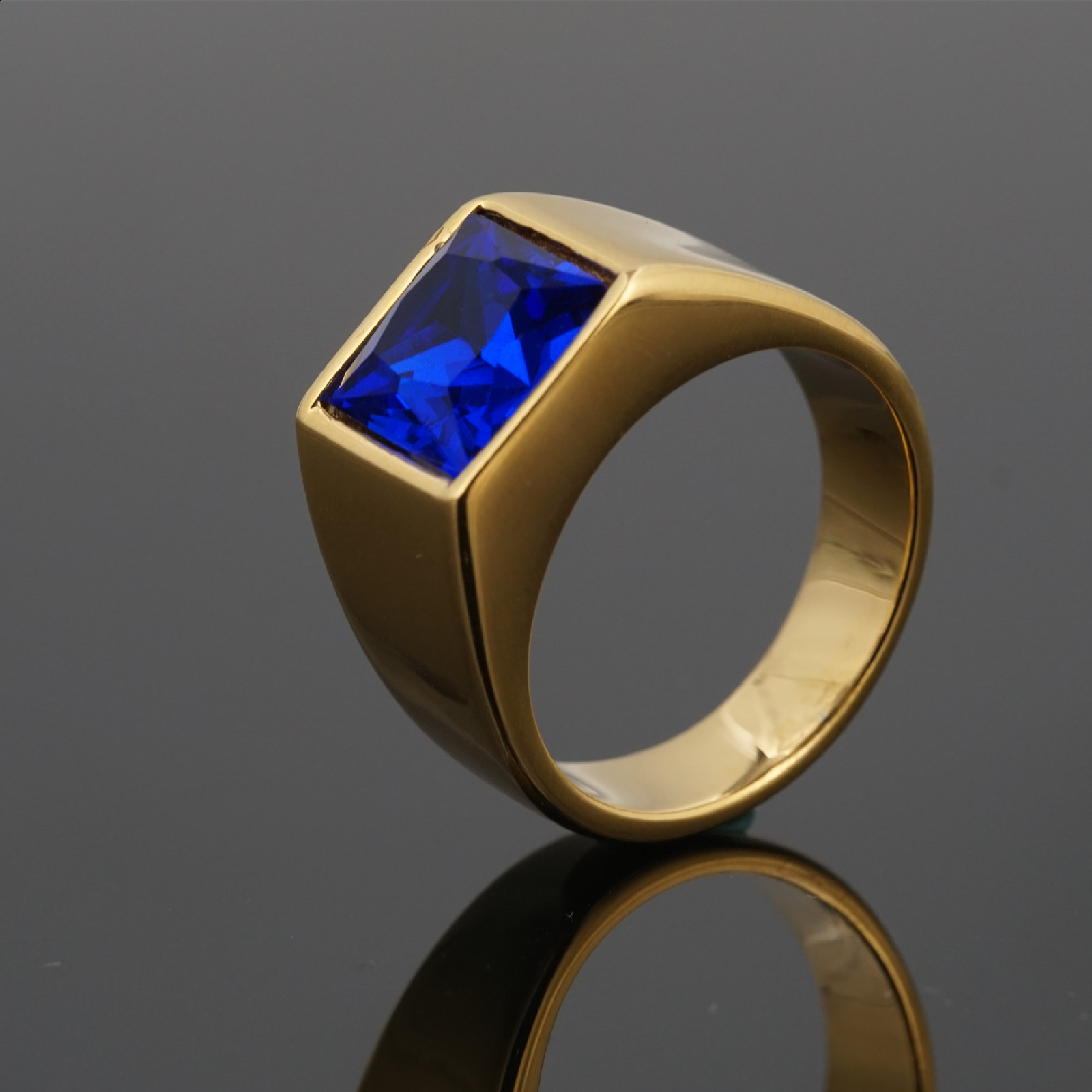 R3363 Mens/Women High Quality 316L Stainless Steel Onyx Party Rings Fashion Trend Jewelry 250701 - view 7