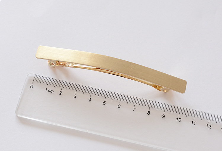Korean kids alloy spring clip top clip ponytail clip fashion hair accessories children one-line hair clip metal plating hair clip girl accessories 240
