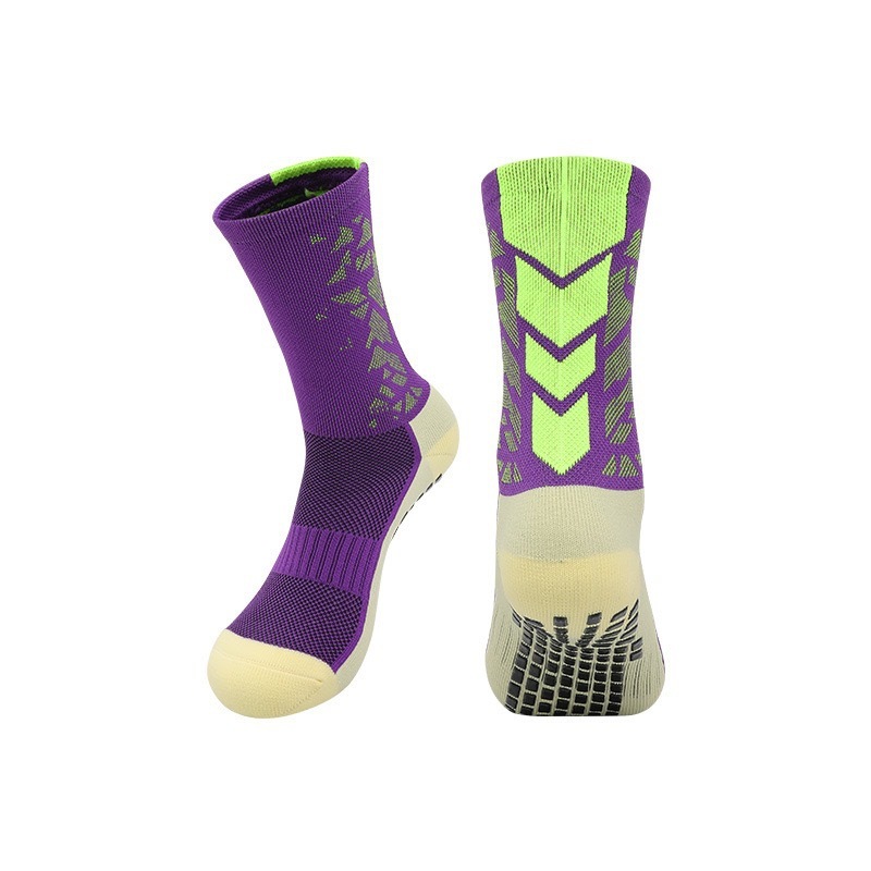 Adult Mid-Calf Colorful Football Socks Men's Competition Training Thickened Towel Bottom Dotted Anti-Shock Non-Slip Sports Socks - view 7