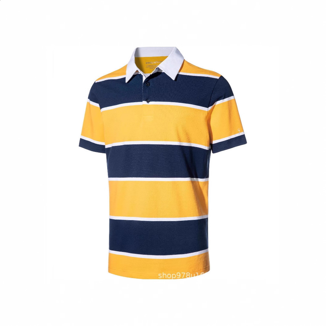 Mens Golf Shirts Short Sleeve Print Patterns Performance Moisture Wicking Polo Shirt 260512
