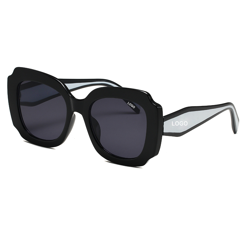 High Quality Luxury Designer Square Oversized Sunglasses Fashion Gradient Lens Shades Trendy Leopard Solid Color UV Protection Eyewear for Women and M