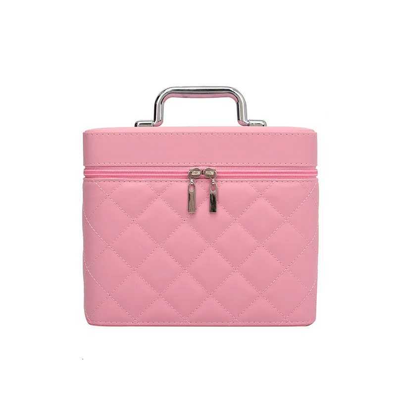 Designer Waterproof Quality Womens PU High Leather Cosmetic Bag Portable Cosmetic Case Large Capacity Make Up Travel Suitcase Organizer J260608 - view 5