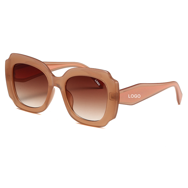 High Quality Luxury Designer Square Oversized Sunglasses Fashion Gradient Lens Shades Trendy Leopard Solid Color UV Protection Eyewear for Women and M